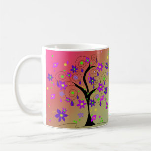 Mug Arbre Floral Fantaisiste