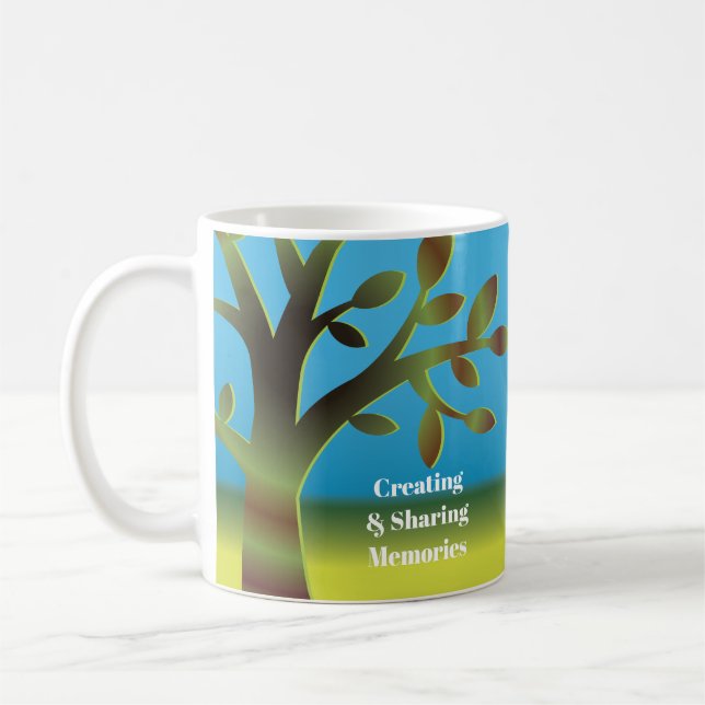 Mug Arbre généalogique de la Réunion de famille créant (Gauche)