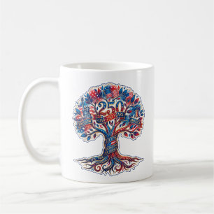 Mug Arbre patriotique pour le 250e anniversaire de l'A
