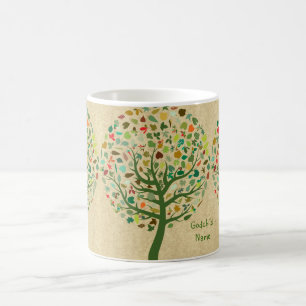 Mug Arbre Rustique de la vie Ado Godgirl Personnalisé
