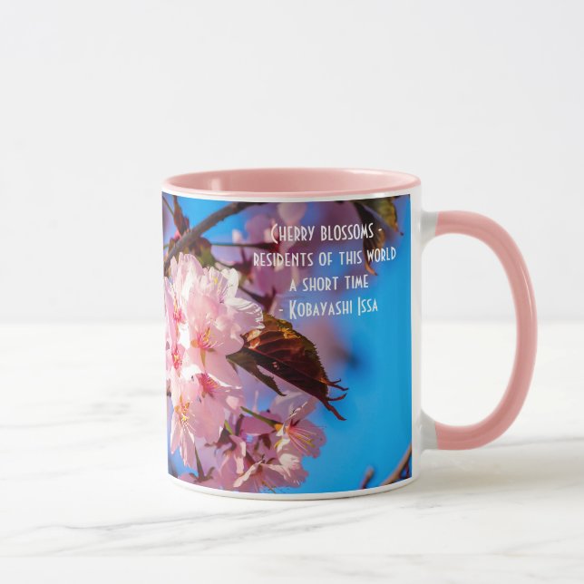 Mug Arbre Sakura En Fleur Rose (Droite)