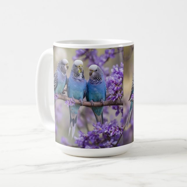 Mug Arbre Top Chatter : Les Épouses Bleues Dans L'Arbr (Devant gauche)