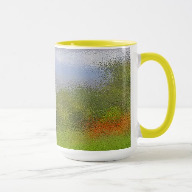 Mug Arbres Abstraits Et Coteaux (Droite)