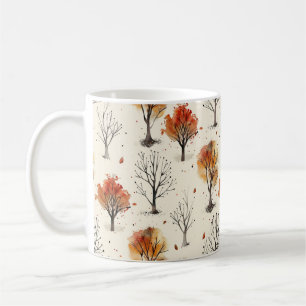 Mug Arbres automnes simples Imprimer Automne esthétiqu
