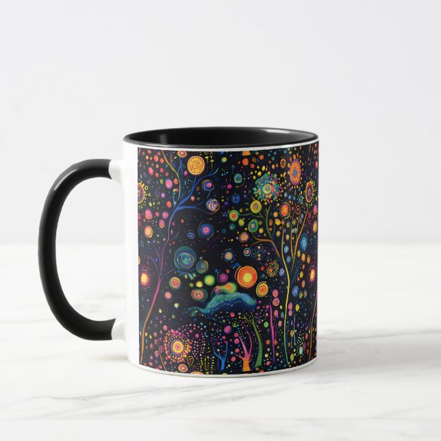 Mug Arbres blancs brillants (Gauche)