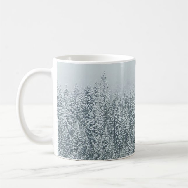 MUG ARBRES COUVRANT LA NEIGE (Gauche)
