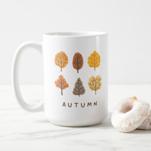 Mug Arbres d'automne minimalistes