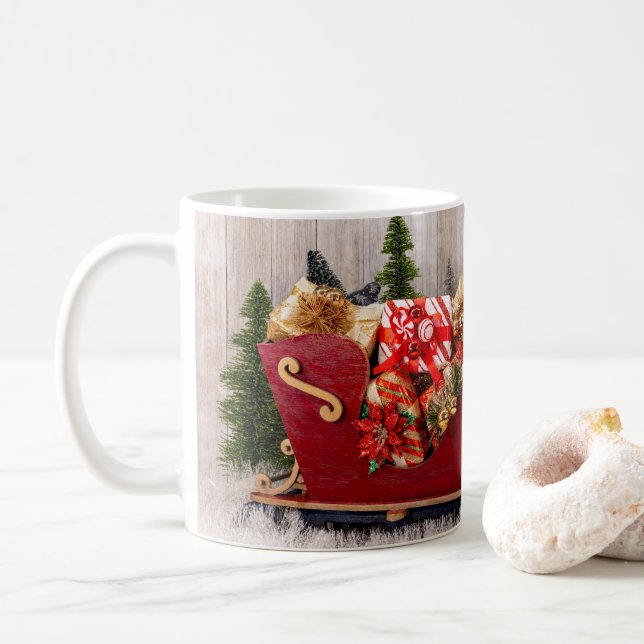 Mug Arbres de 4197 Parties scintillant avec leigh, pré (Avec donut)