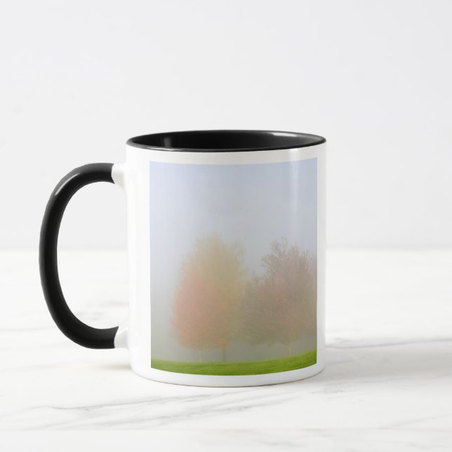 Mug Arbres de chute enveloppés en brume (Gauche)