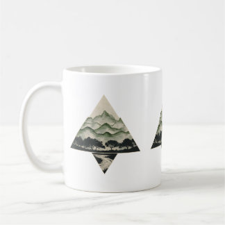 Mug Arbres de la forêt rétro Faune Nature Vintage