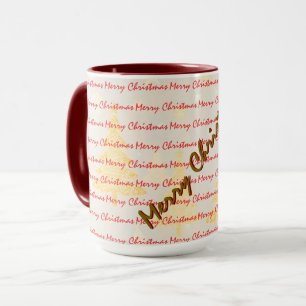 Mug Arbres de Noël de luxe festifs de Noël