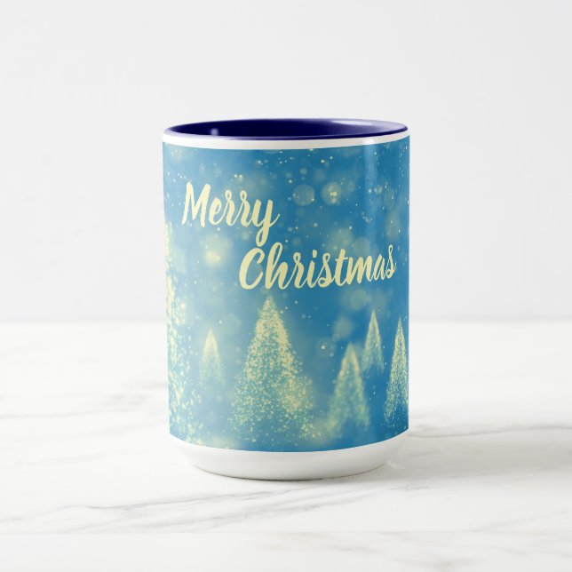 Mug Arbres de Noël magiques Joyeux Noël (Centre)