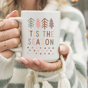 Mug Arbres de Noël minimalistes de la saison