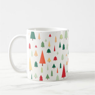 Mug Arbres de Noël scandinaves Abstraits