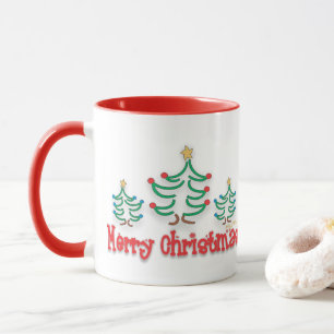 Mug Arbres de Noël "Whimsical"