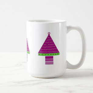 Mug Arbres de Noël Whimsical violet
