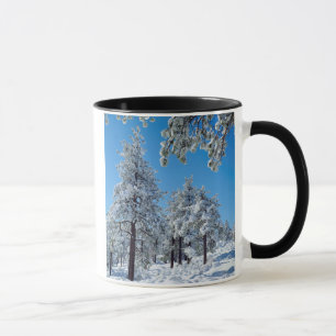 Mug Arbres enneigés dans les montagnes de Laguna