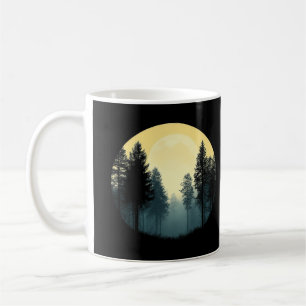 Mug Arbres Faune Nature Forêt Silhouette