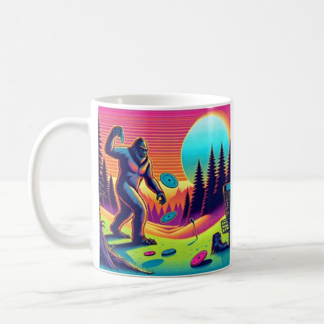 Mug Arbres noirs | Bigfoot Disc Golf Humour (Gauche)