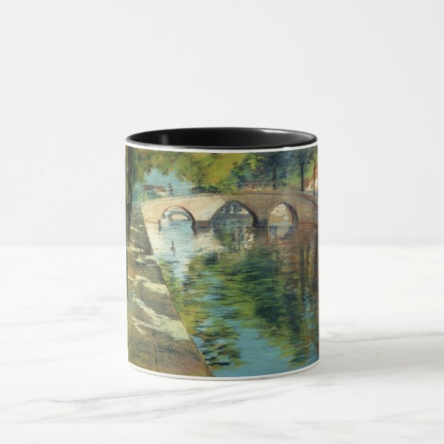 Mug Arbres réfléchis sur les eaux d'un canal (Centre)
