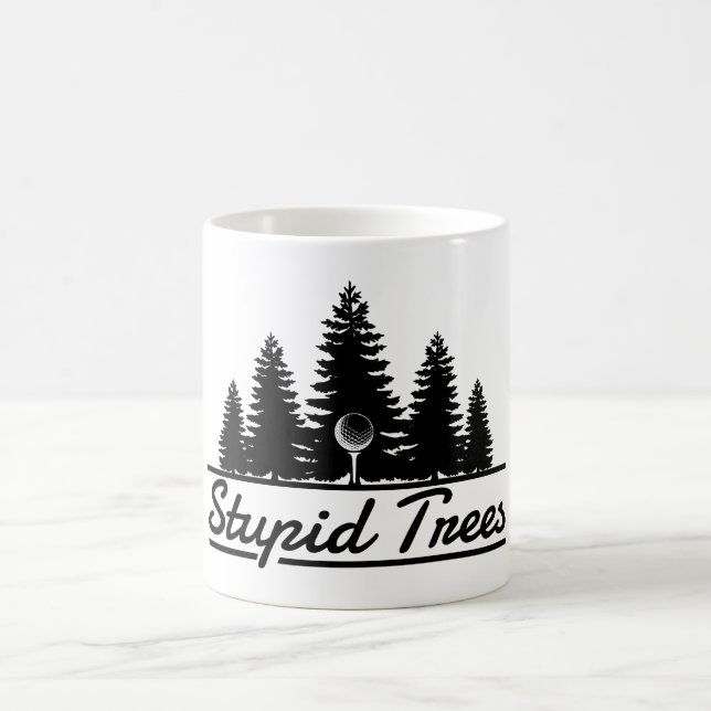 Mug Arbres Stupides Golf Ball Tee GIft (Centre)