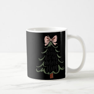 Mug Arc Coquet Jésus Arbre de Noël Oh Venez Adorons