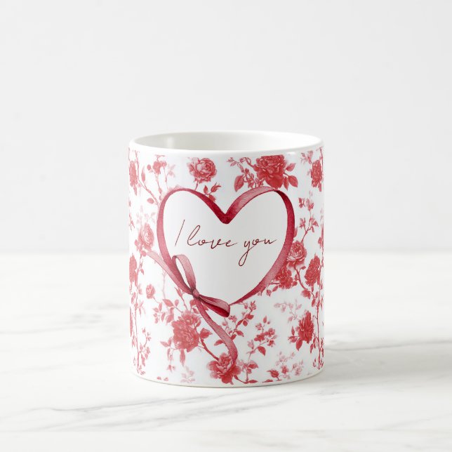 Mug Arc d'amour à coeur rouge (Centre)