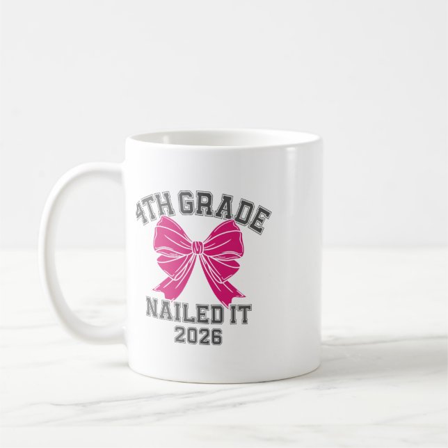 Mug Arc de 4e année 2026 Remise des diplômes de quatri (Gauche)