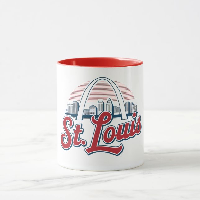 Mug Arc de Gateway de St. Louis, Souvenir de Ville Cla (Centre)