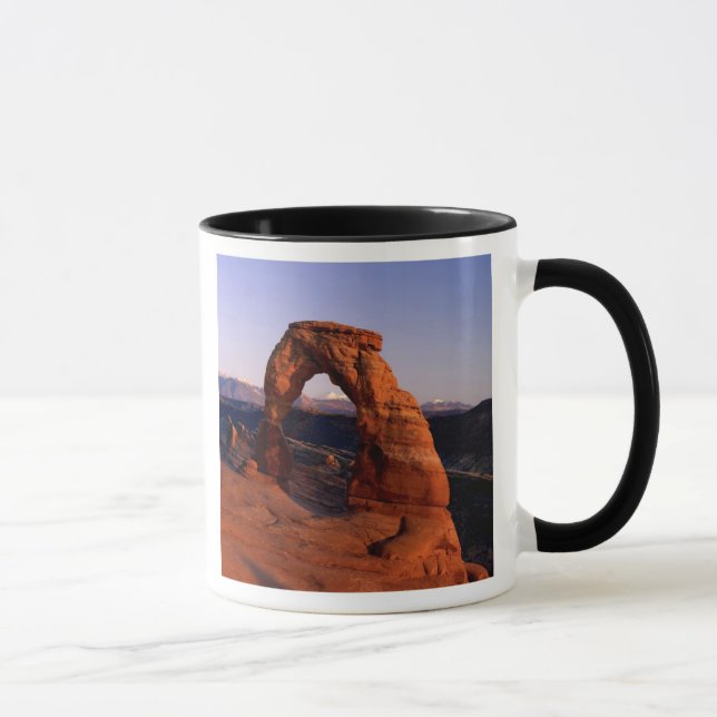 Mug Arc délicat au coucher du soleil avec La couvert d (Droite)