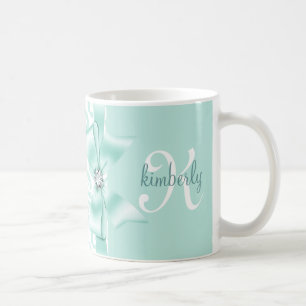Mug Arc élégant de léopard et Girly personnalisé p