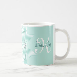 Mug Arc élégant de léopard et Girly personnalisé par