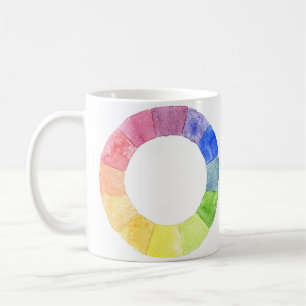 Mug Arc en arc-en-ciel anneau couleur moderne cercle c