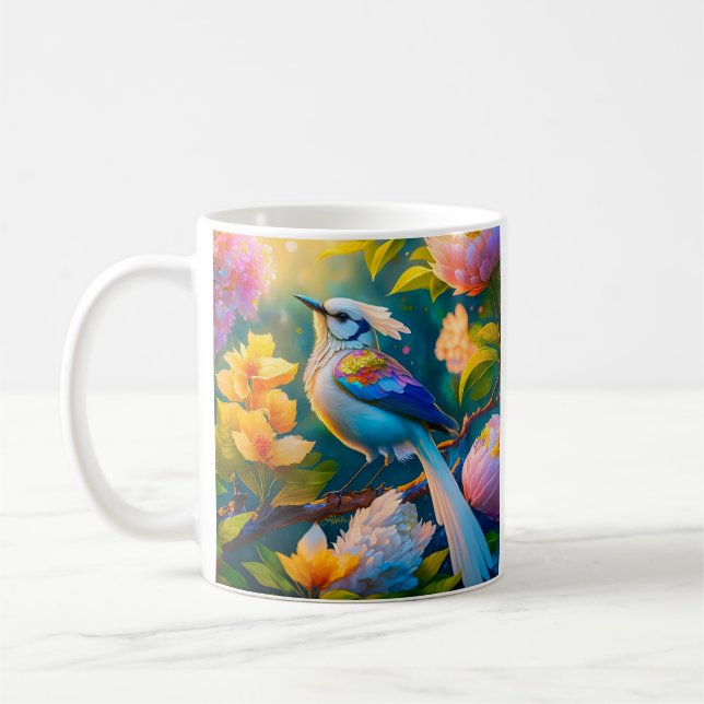 Mug Arc en arc-en-ciel Jay Imaginaire Bird (Gauche)