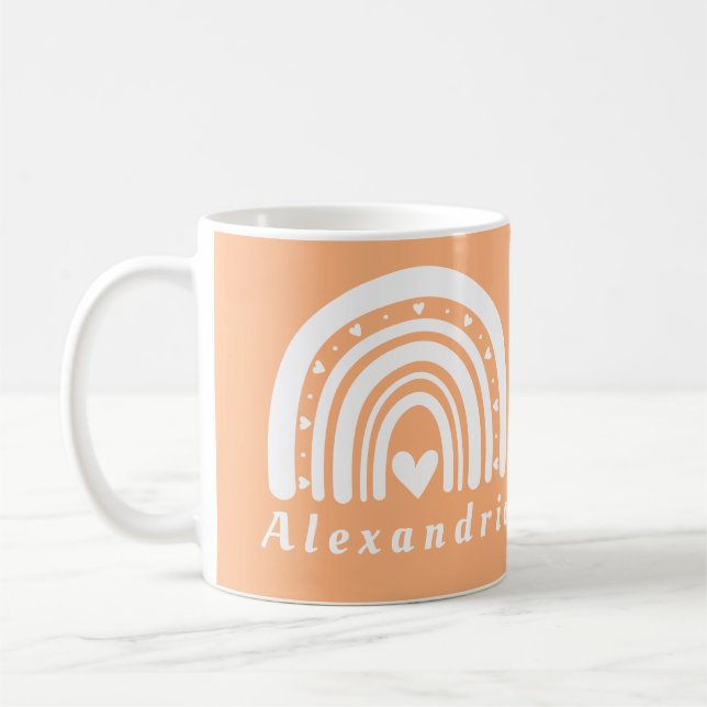 Mug Arc en arc-en-ciel personnalisé (Gauche)