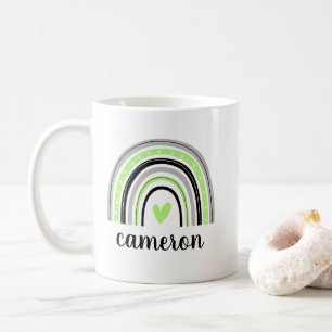Mug Arc-en-ciel Agender Personnalisé