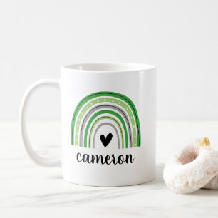 Mug Arc-en-ciel Aromantique Personnalisé