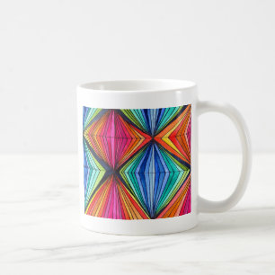 Mug Arc-en-ciel - Art optique géométrique