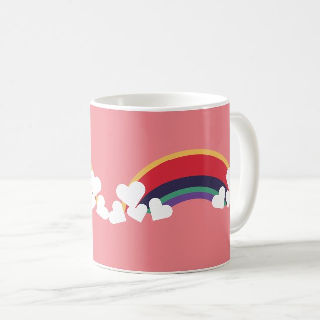 Mug Arc-en-ciel coloré (Devant droit)