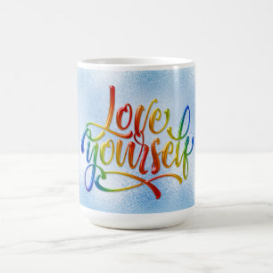 Mug Arc-en-ciel couleur amour vous-même Gay pride