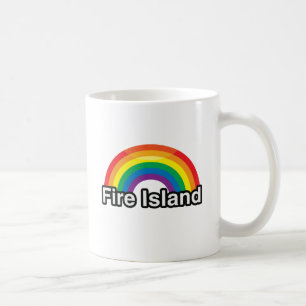 MUG ARC-EN-CIEL DE FIERTÉ DE L'ÎLE LGBT DU FEU - .PN