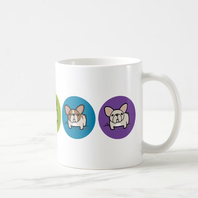 Mug Arc-en-ciel de Frenchie (Droite)