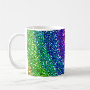 Mug Arc-en-ciel de parties scintillantes