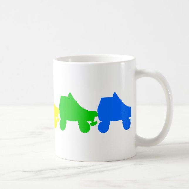 Mug arc-en-ciel de patin de rouleau (Droite)