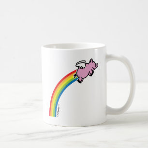 Mug Arc-en-ciel de porc de vol
