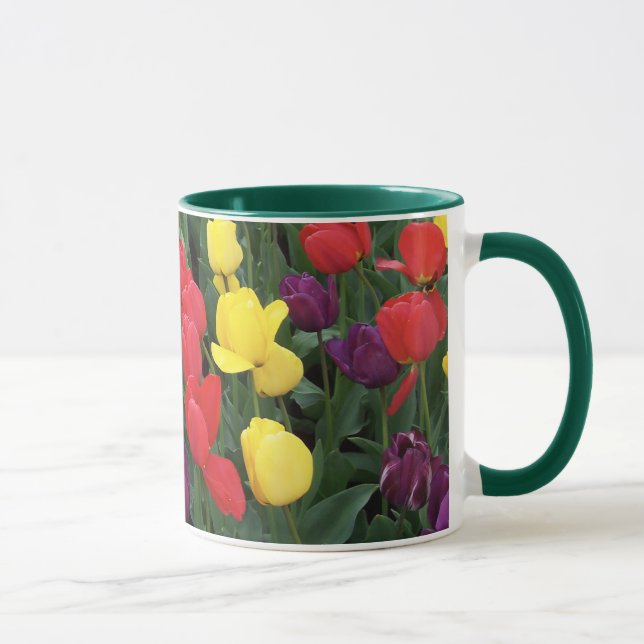 Mug Arc-en-ciel de tulipe (Droite)