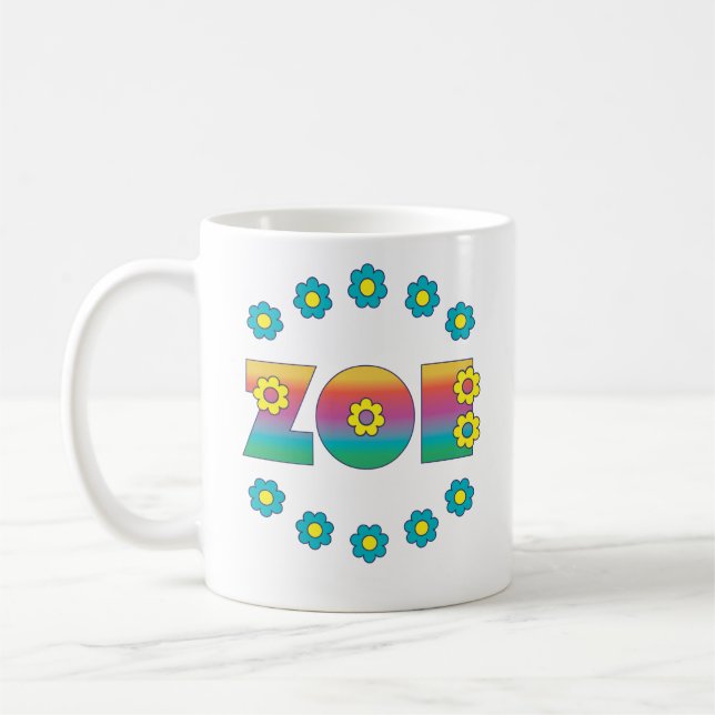 Mug Arc-en-ciel de Zoe Flores (Gauche)