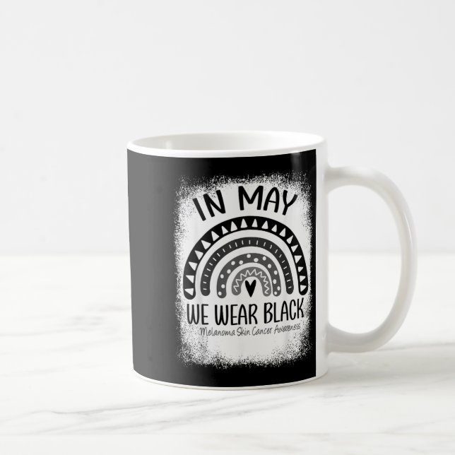 Mug Arc-en-ciel en mai Porter du noir Sensibilisation  (Droite)