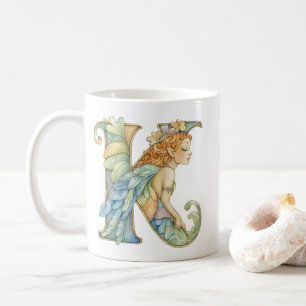 Mug Arc en ciel Fairy Initial 'K'