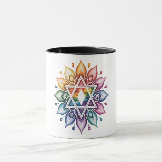 Mug Arc-en-ciel LGBT Fierté Gay (Centre)